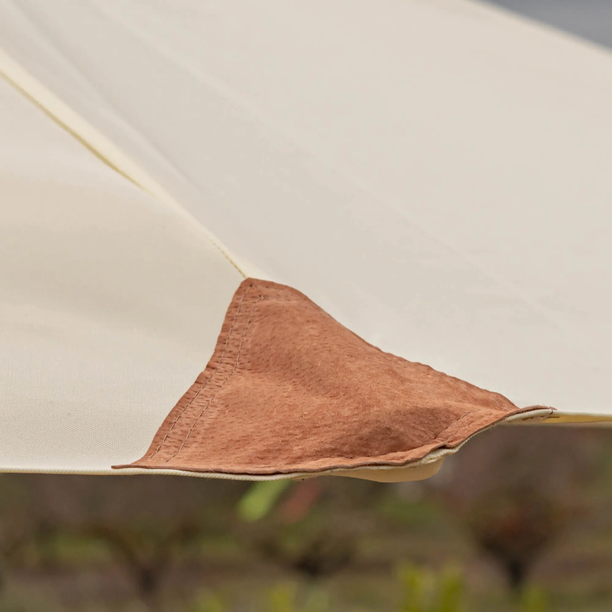 alinea Parasol De Balcon|Parasol Droit*Parasol droit en bambou D270cm - écru Blanc