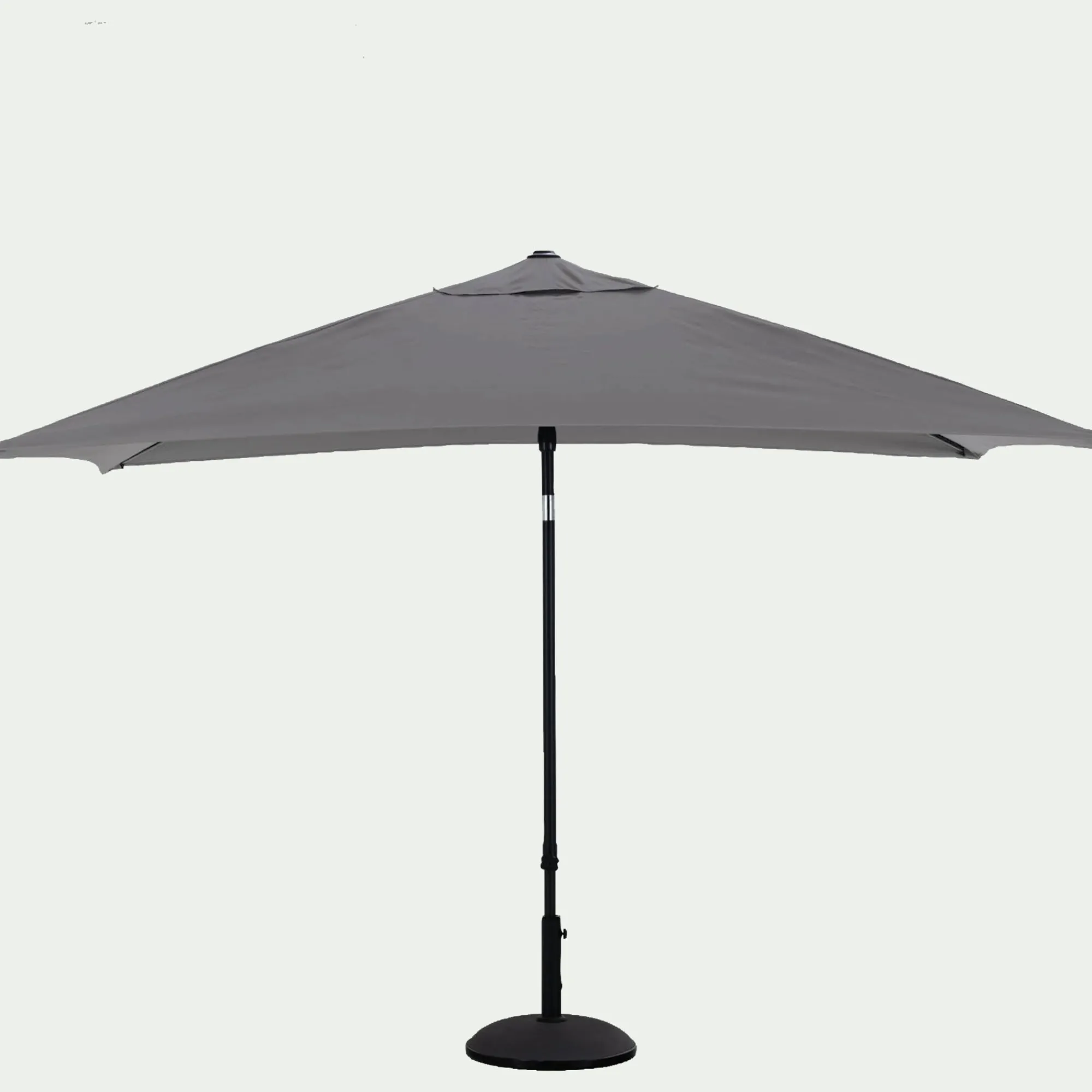 alinea Parasol De Balcon|Parasol Droit*Parasol droit en tissu et métal 200x300cm - Gris