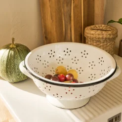 alinea Passoire Et Essoreuse*Passoire en acier D22cm - Blanc
