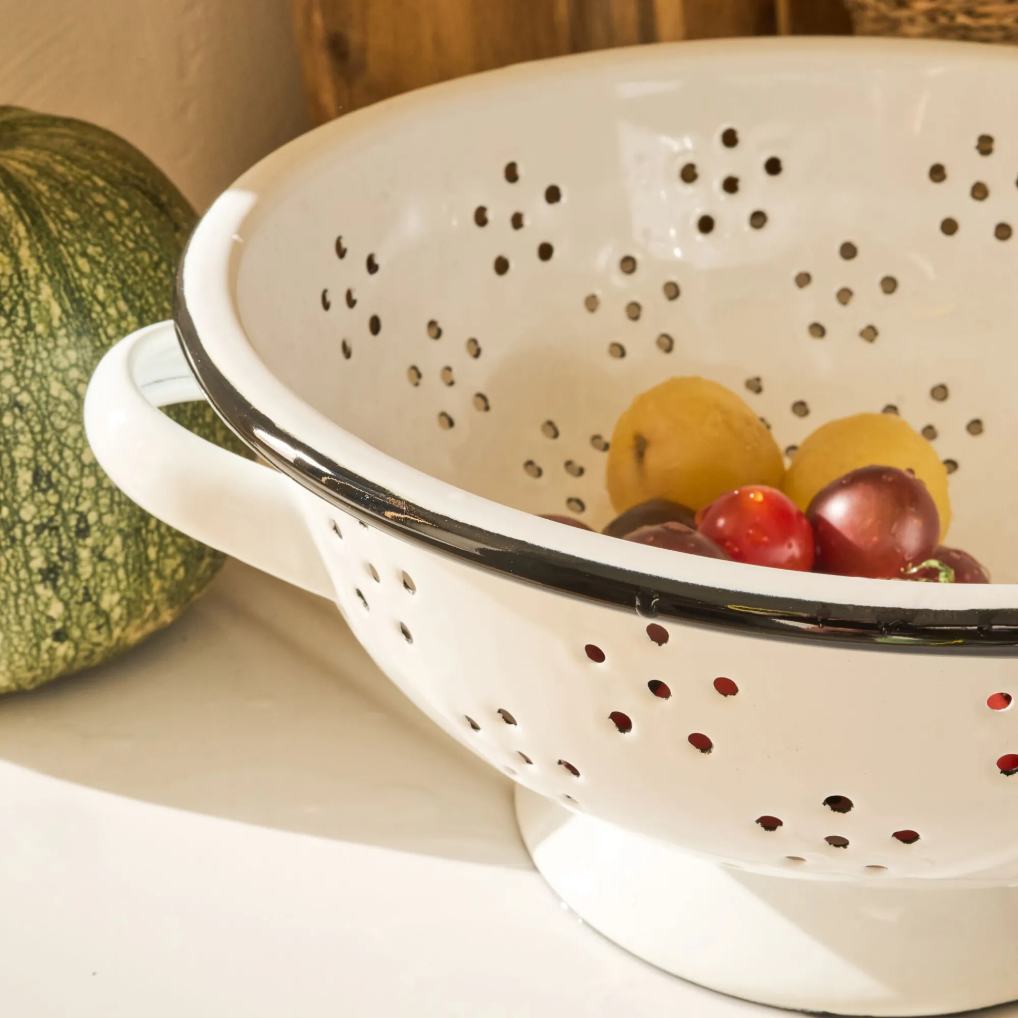 alinea Passoire Et Essoreuse*Passoire en acier D22cm - Blanc