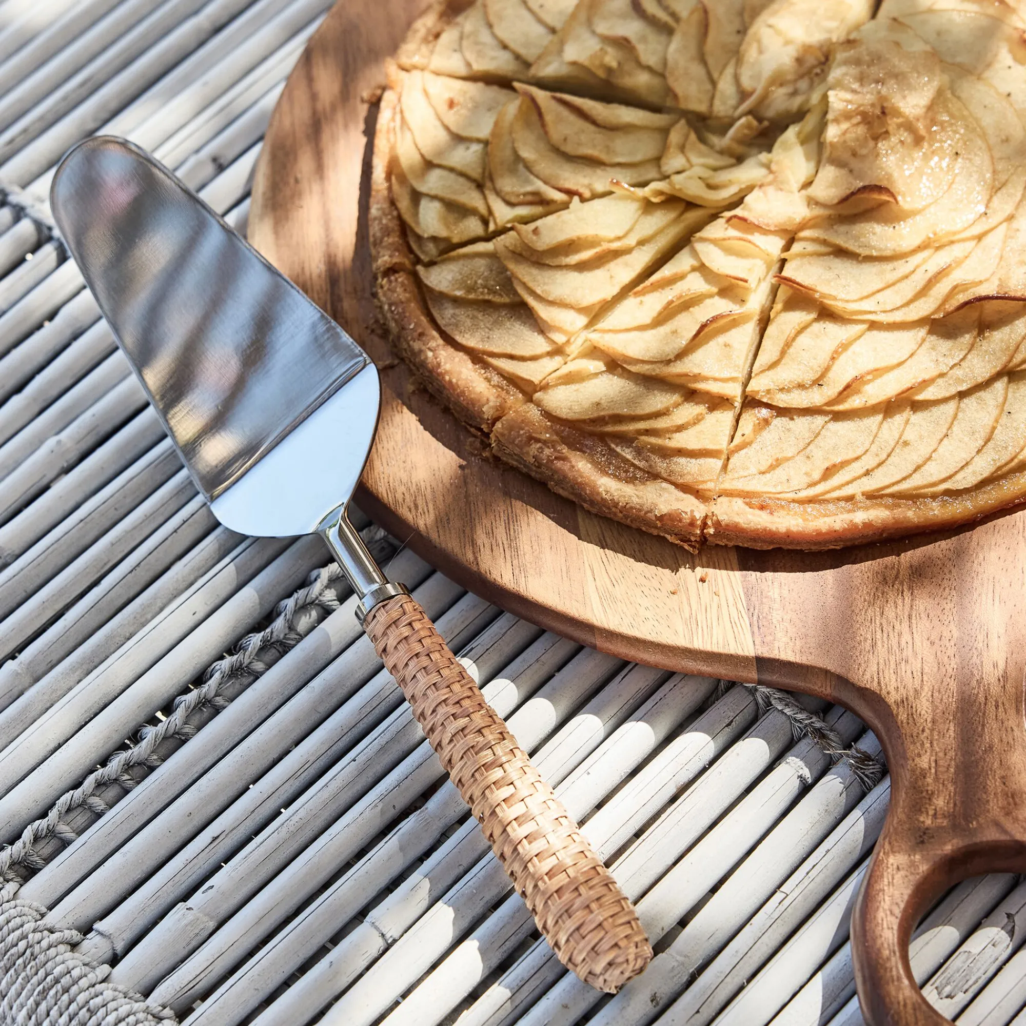 alinea Couvert De Service*Pelle à tarte en rotin - Naturel