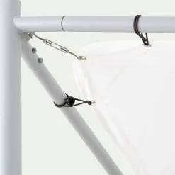 alinea Pergola*Pergola en acier avec une toile de toit suspendue en polyester - Blanc