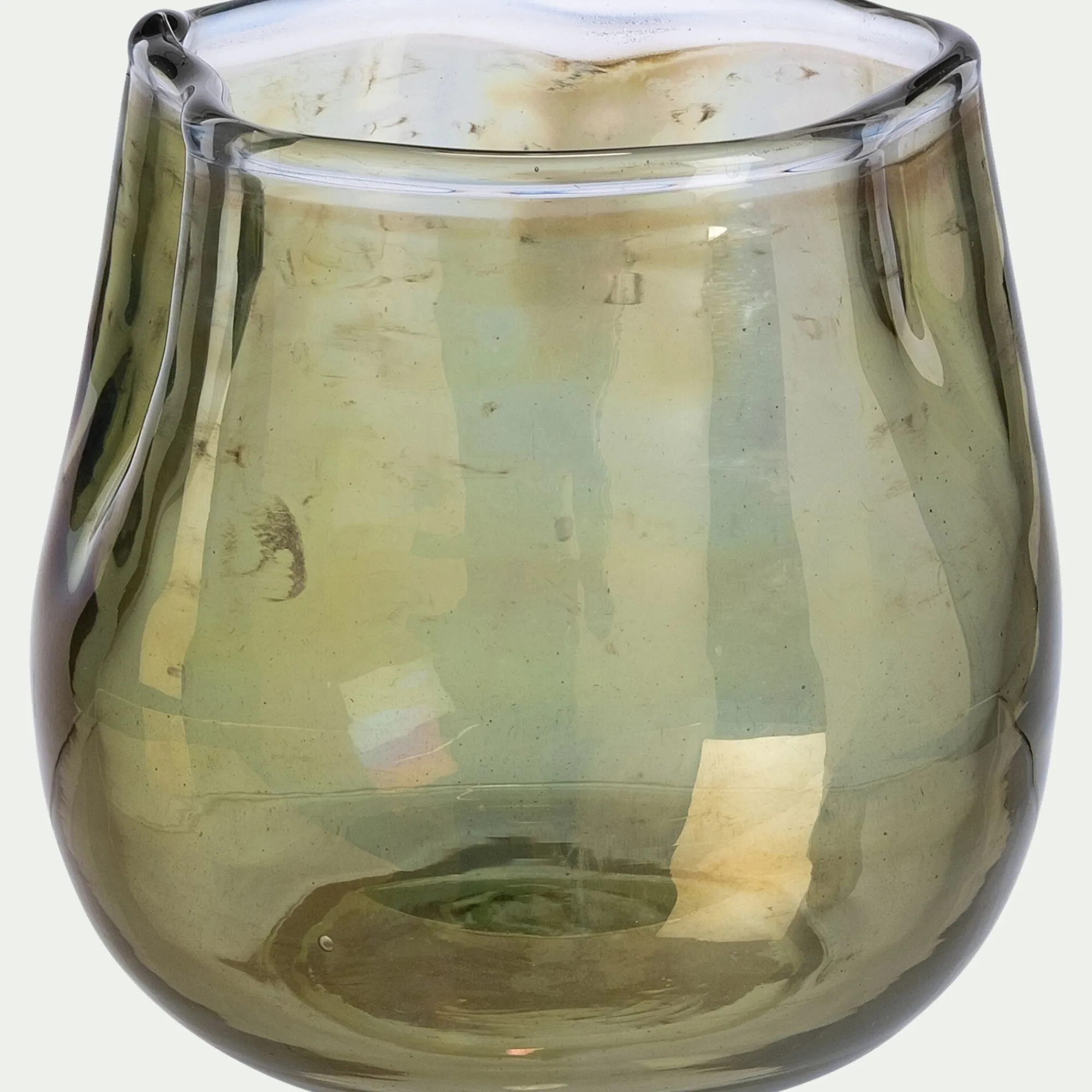 alinea Bougie Et Photophore De Noël*Photophore en verre - (modèle aléatoire) Vert
