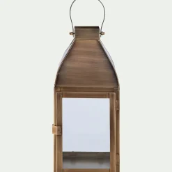 alinea Lanterne|Photophore*Photophore lanterne en métal H33,6cm - Doré