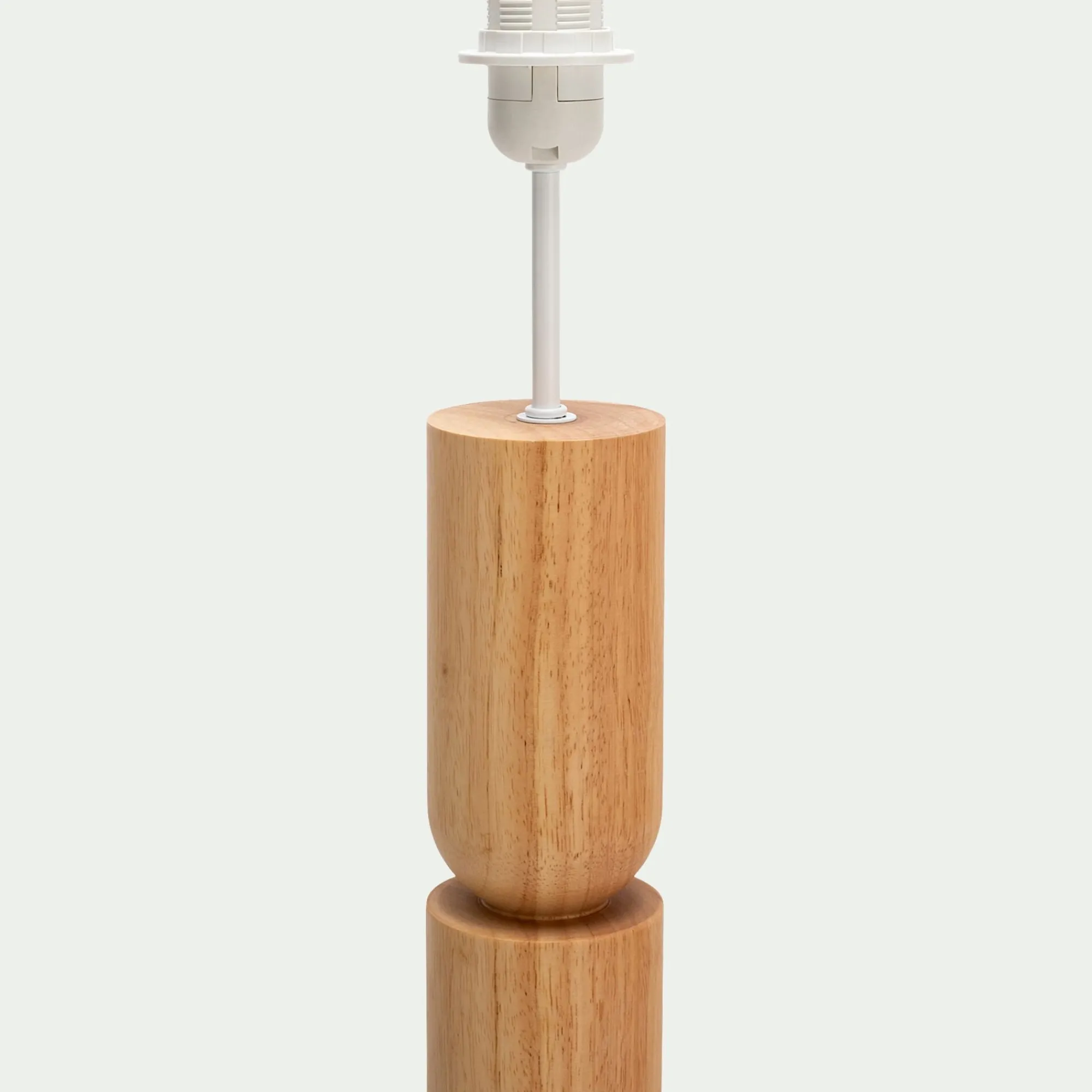 alinea Pied De Lampadaire*Pied de lampadaire en bois d'hévéa H152 cm - Bois clair