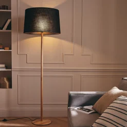 alinea Pied De Lampadaire|Lampadaire Droit*Pied de lampadaire en hévéa - H149cm Bois clair