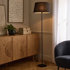 alinea Pied De Lampadaire|Lampadaire Droit*Pied de lampadaire en métal - H146cm Noir