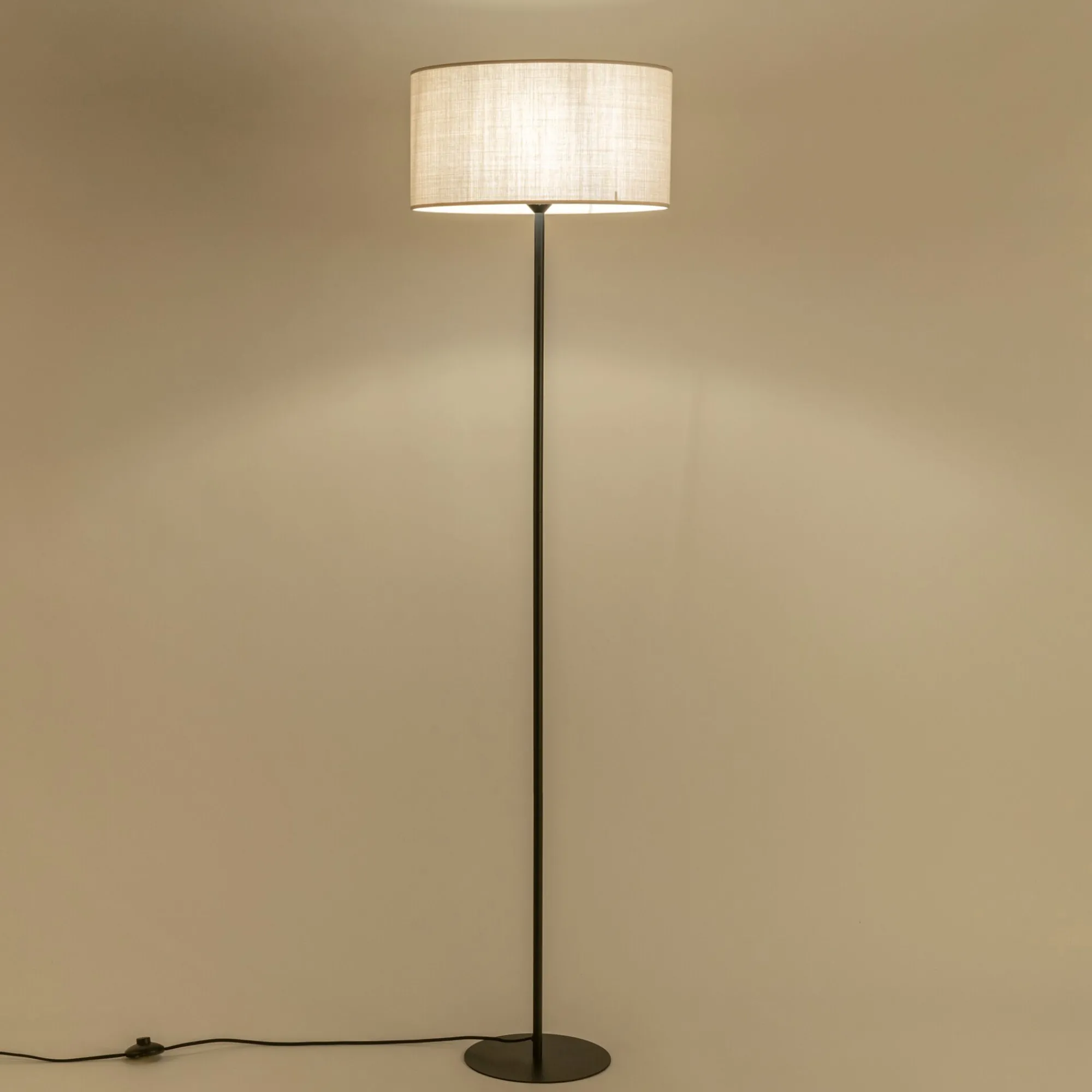 alinea Pied De Lampadaire|Lampadaire Droit*Pied de lampadaire en métal - H146cm Noir