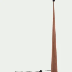 alinea Pied De Lampadaire|Lampadaire Droit*Pied de lampadaire en métal effet bois H157cm - Bois foncé