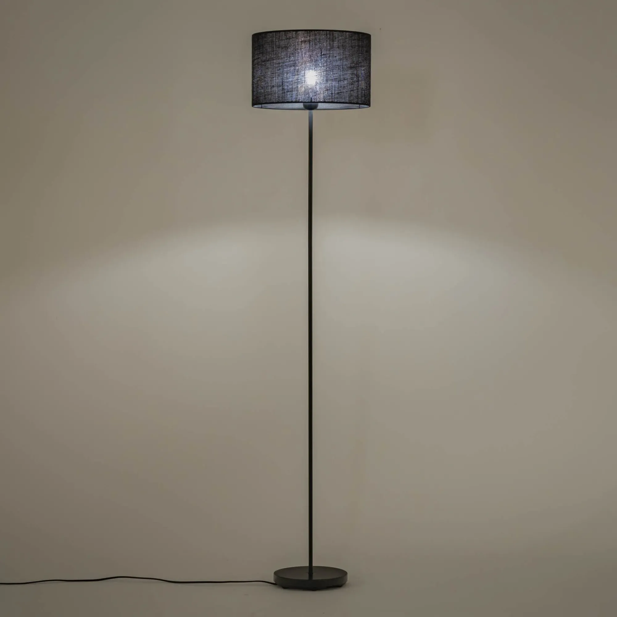 alinea Pied De Lampadaire|Lampadaire Droit*Pied de lampadaire en métal - H140cm Noir