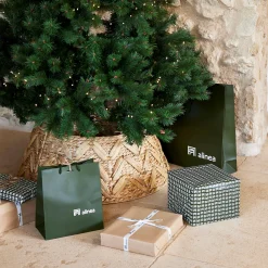 alinea Grand Sapin De Noël*Pied de sapin en kit en jacinthe d'eau D68xH25cm - Naturel
