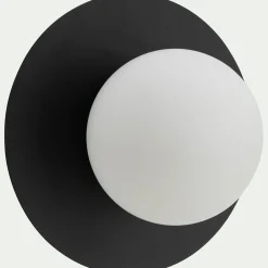alinea Applique Murale*Plafonnier électrifié en acier D25cm - Noir