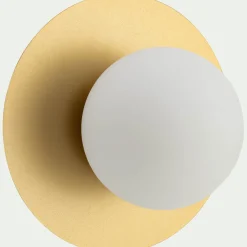 alinea Applique Murale*Plafonnier électrifié en acier D25cm - Doré