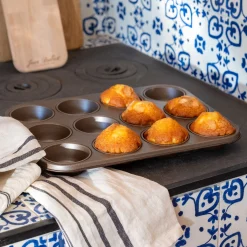 alinea Moule À Gâteau*Plaque de cuisson pour 12 muffins en acier - Marron