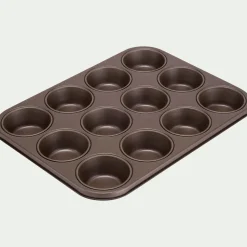 alinea Moule À Gâteau*Plaque de cuisson pour 12 muffins en acier - Marron