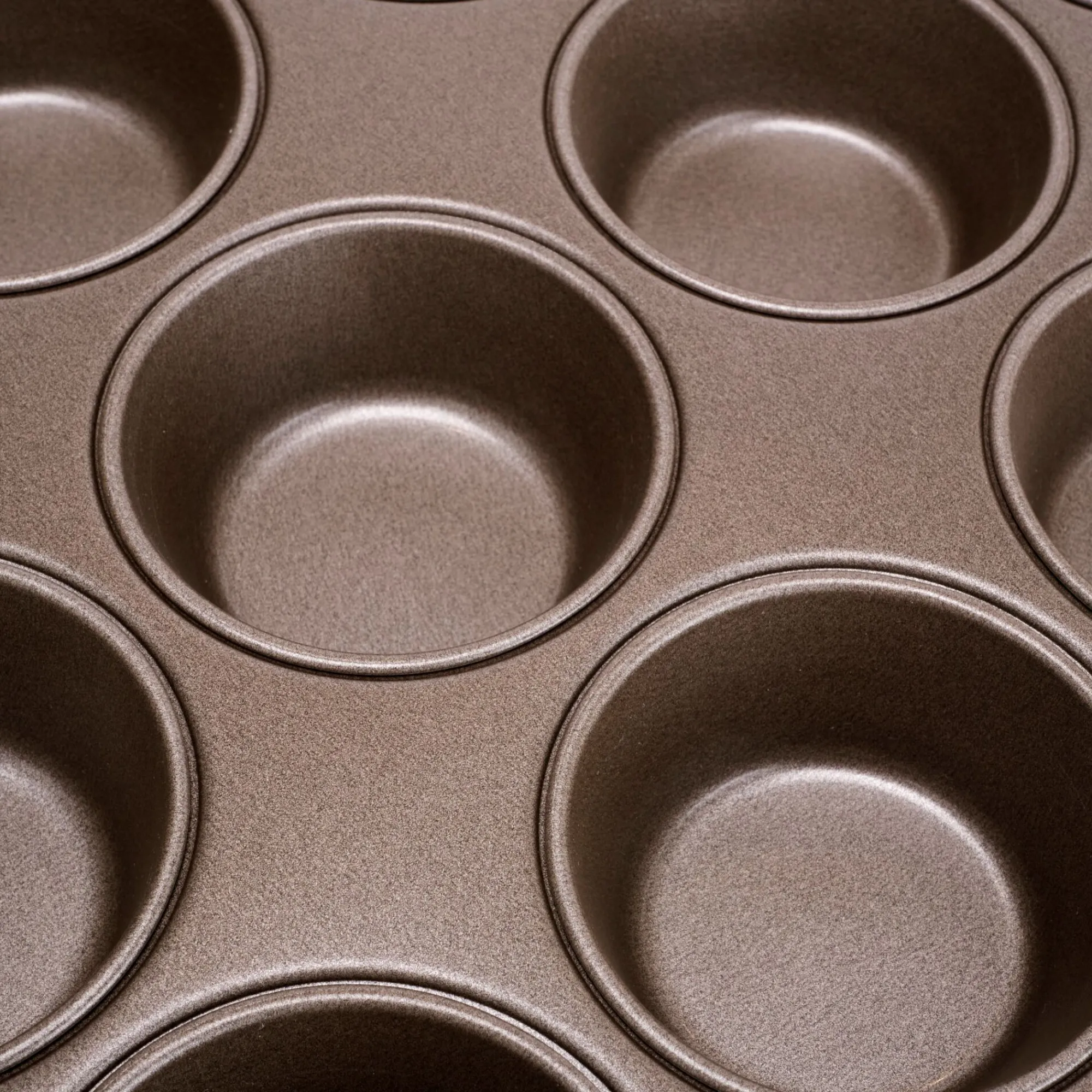 alinea Moule À Gâteau*Plaque de cuisson pour 12 muffins en acier - Marron