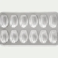 alinea Moule À Gâteau*Plaque de cuisson pour 12 madeleines en fer - Argenté