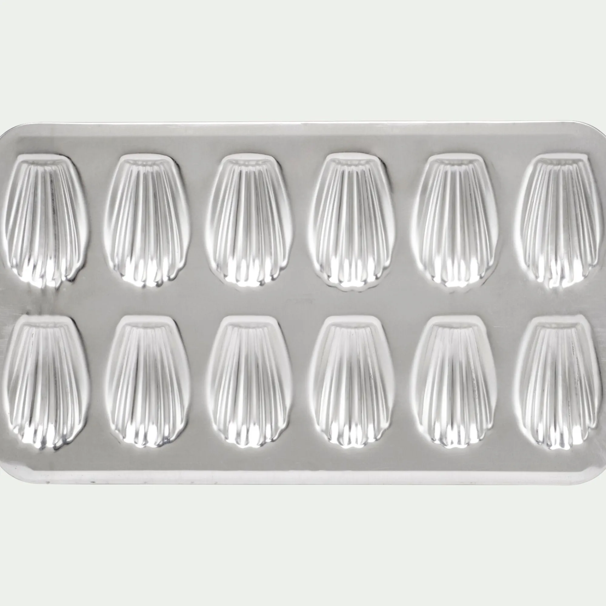 alinea Moule À Gâteau*Plaque de cuisson pour 12 madeleines en fer - Argenté