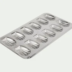 alinea Moule À Gâteau*Plaque de cuisson pour 12 madeleines en fer - Argenté