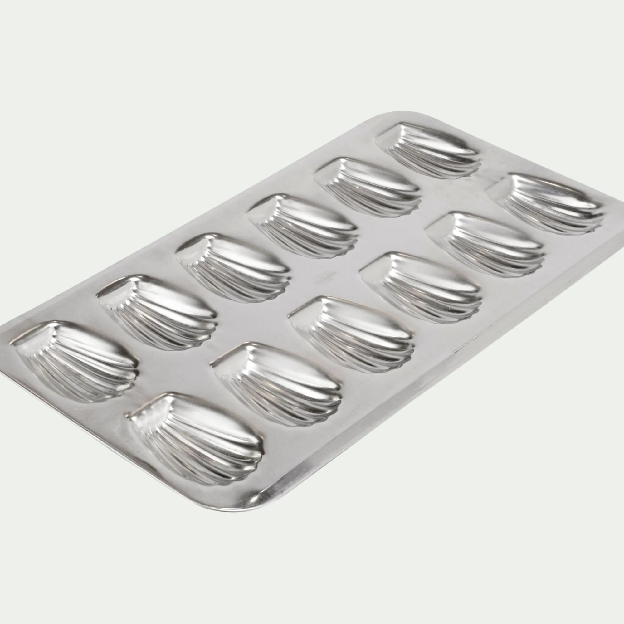 alinea Moule À Gâteau*Plaque de cuisson pour 12 madeleines en fer - Argenté