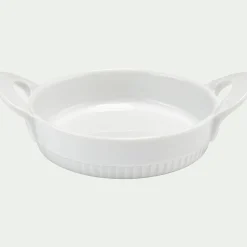alinea Cuisson Spécifique|Plat À Four*Plat à crème brûlée en porcelaine D12cm - Blanc