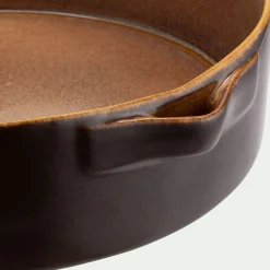 alinea Plat À Four|Assiette De Noël*Plat à four ovale en grès L31,5cm - Marron