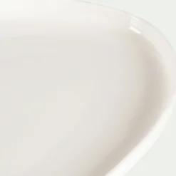 alinea Plat De Service Et Saladier*Plat de présentation en porcelaine L37cm - Blanc