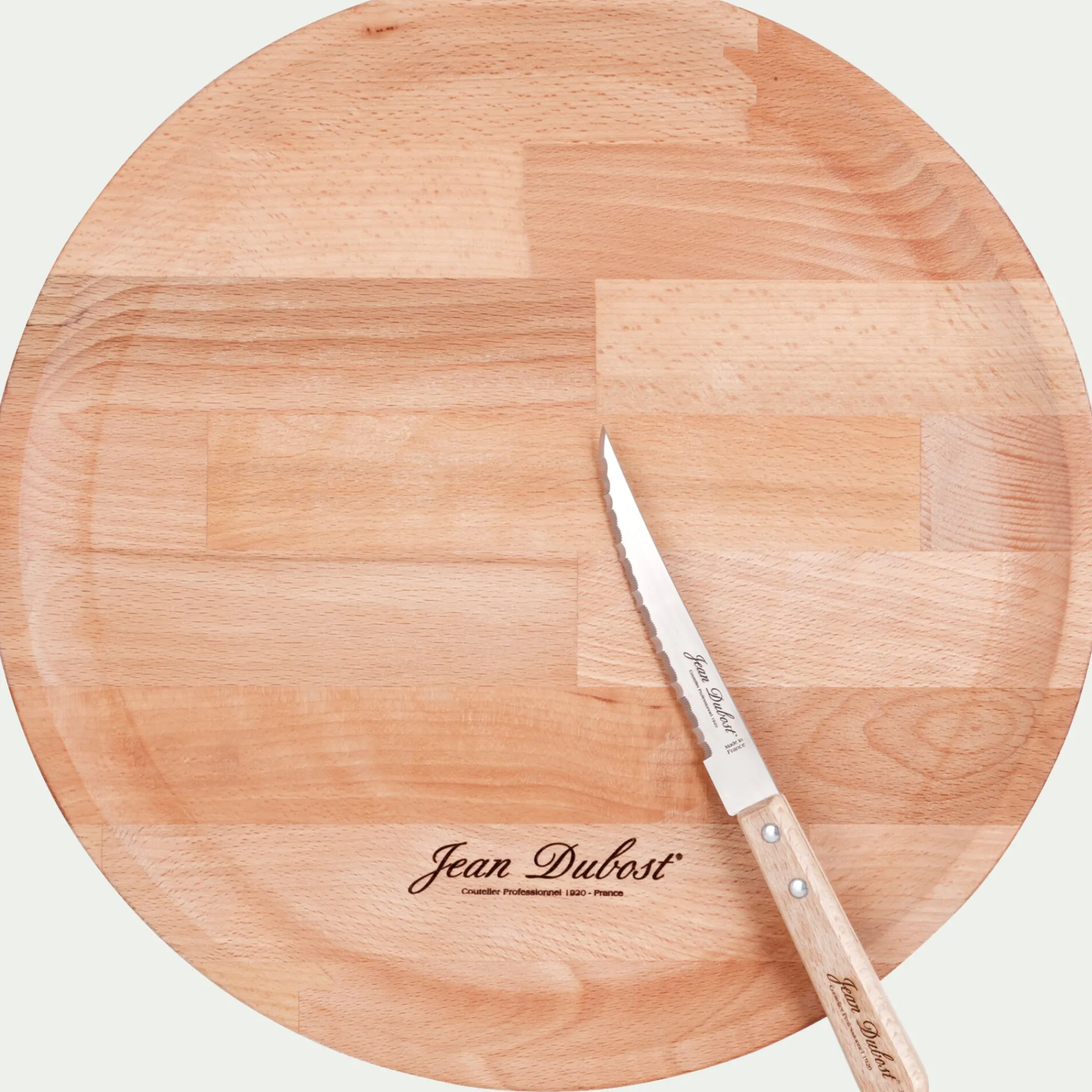 alinea Planche À Découper|Plat De Service Et Saladier*Plateau à pizza en bois de hêtre D33cm - Naturel