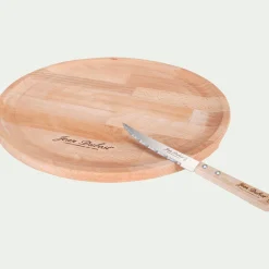 alinea Planche À Découper|Plat De Service Et Saladier*Plateau à pizza en bois de hêtre D33cm - Naturel