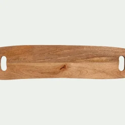 alinea Plateau|Plat De Service Et Saladier*Plateau de présentation en bois de manguier L60cm - bois foncé Marron