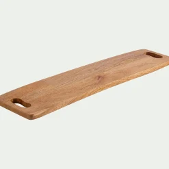 alinea Plateau|Plat De Service Et Saladier*Plateau de présentation en bois de manguier L60cm - bois foncé Marron