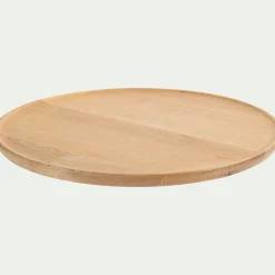 alinea Plat De Service Et Saladier*Plateau rond en bois d'acacia D30,5cm - Naturel
