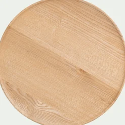 alinea Plat De Service Et Saladier*Plateau rond en bois d'acacia D30,5cm - Naturel