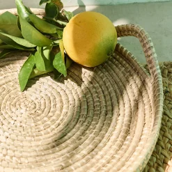 alinea Plateau*Plateau rond en jonc de mer D44cm - Naturel