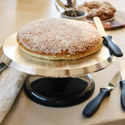 alinea Ustensile Pour Pâtisserie*Plateau tournant en inox D31cm - Argenté