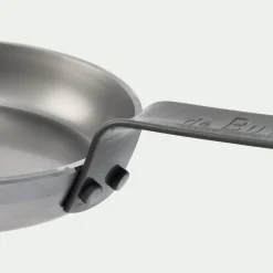 alinea Cuisson Spécifique|Casserole, Poêle Et Sauteuse*Poêle à blinis en tôle De Buyer D12cm - gris métallisé Argenté