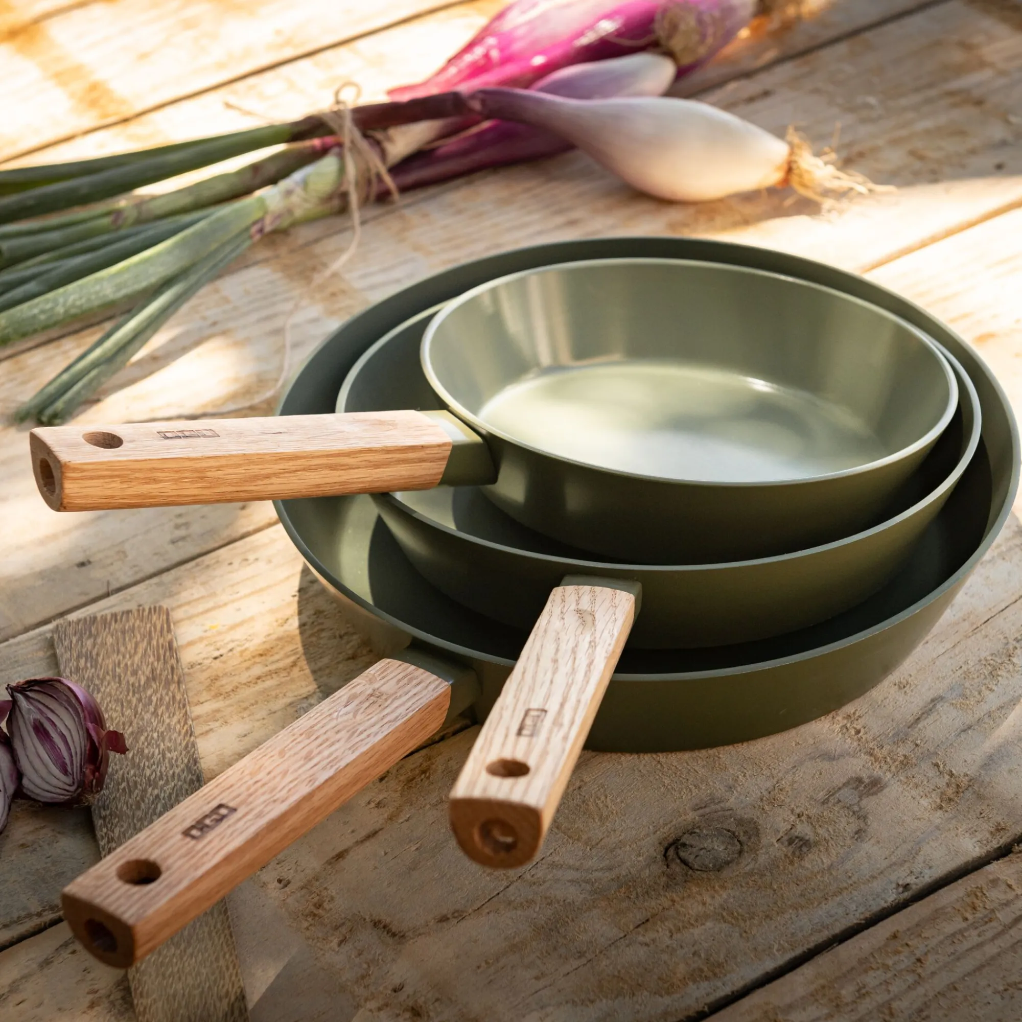 alinea Casserole, Poêle Et Sauteuse*Poêle en aluminium D20cm - Vert