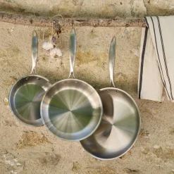 alinea Casserole, Poêle Et Sauteuse*Poêle en inox D24cm - métallisé Argenté
