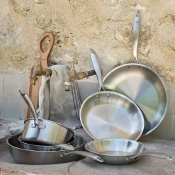 alinea Casserole, Poêle Et Sauteuse*Poêle en inox D24cm - métallisé Argenté
