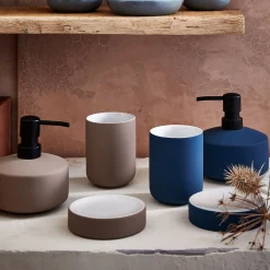 alinea Accessoire De Salle De Bain*Porte brosse à dent en grès - Rose