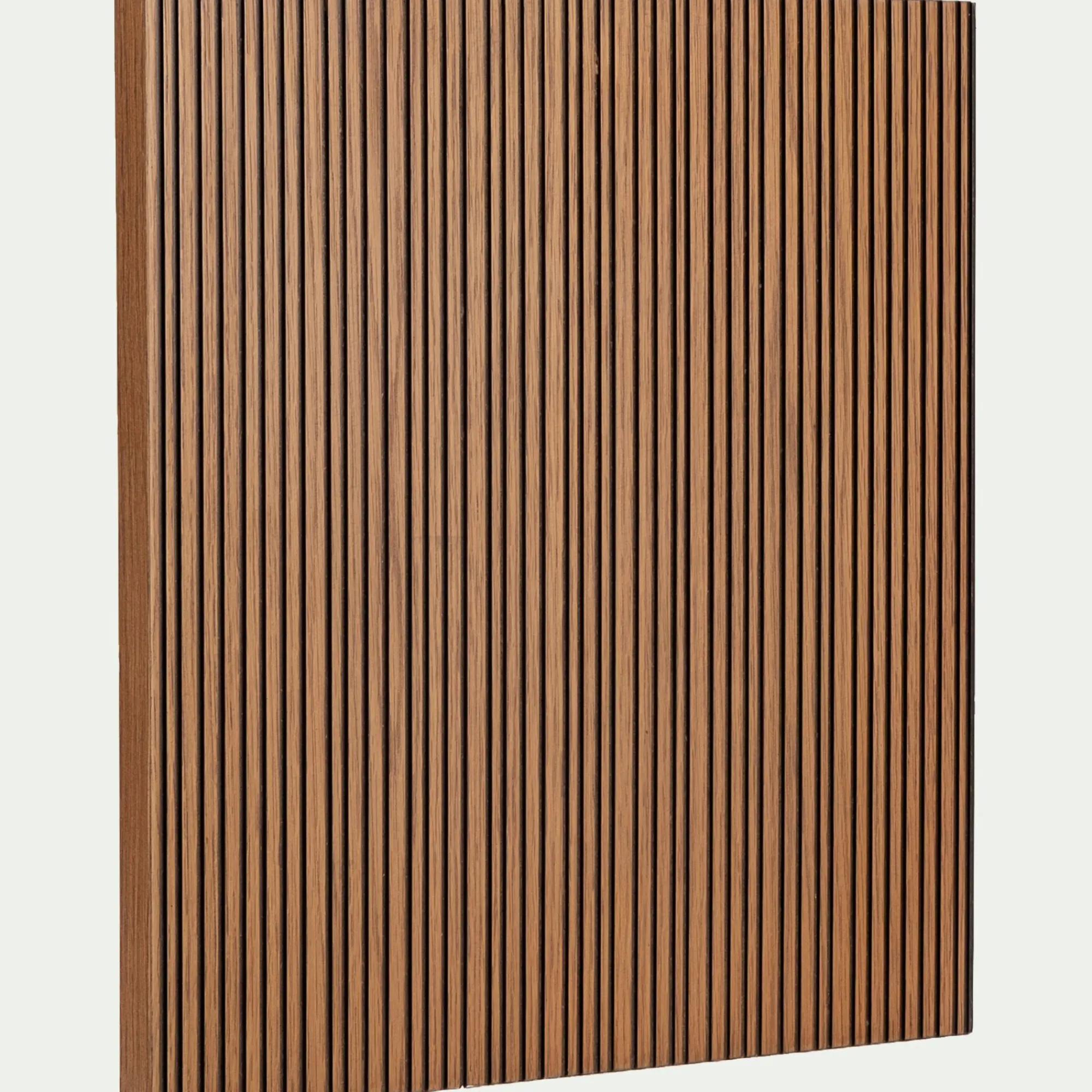 alinea Rangement À Composer*Porte en chêne strié avec fond - Bois foncé