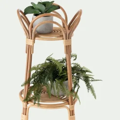 alinea Pot De Fleur*Porte-plante rond en rotin - Naturel