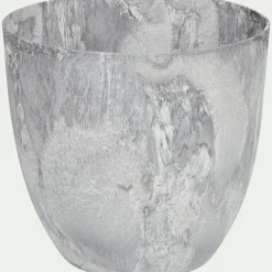 alinea Pot De Fleur*Pot à réserve d'eau H33cm - Gris