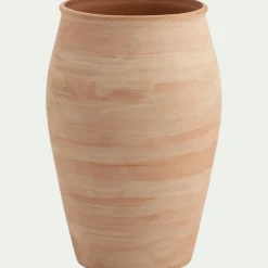alinea Pot De Fleur*Pot texturé en terre cuite D28cm - terracotta Naturel