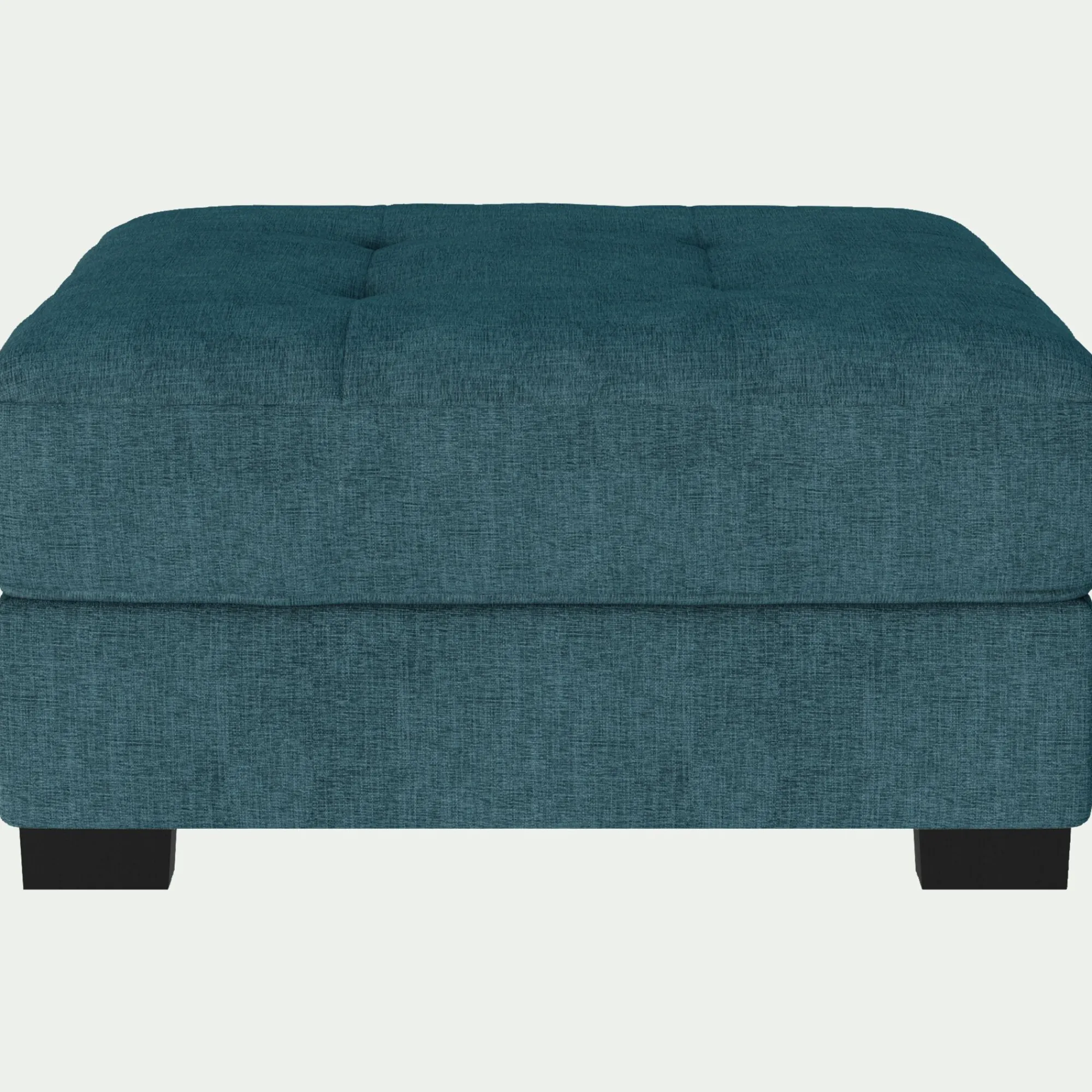 alinea Pouf & Repose-Pieds*Pouf avec coffre en tissu Monclar - niolon Bleu