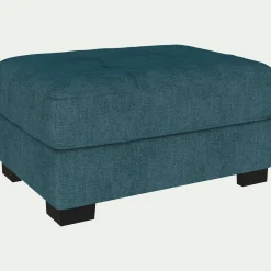 alinea Pouf & Repose-Pieds*Pouf avec coffre en tissu Monclar - niolon Bleu