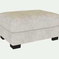 alinea Pouf & Repose-Pieds*Pouf avec coffre en tissu Monclar - roucas Beige