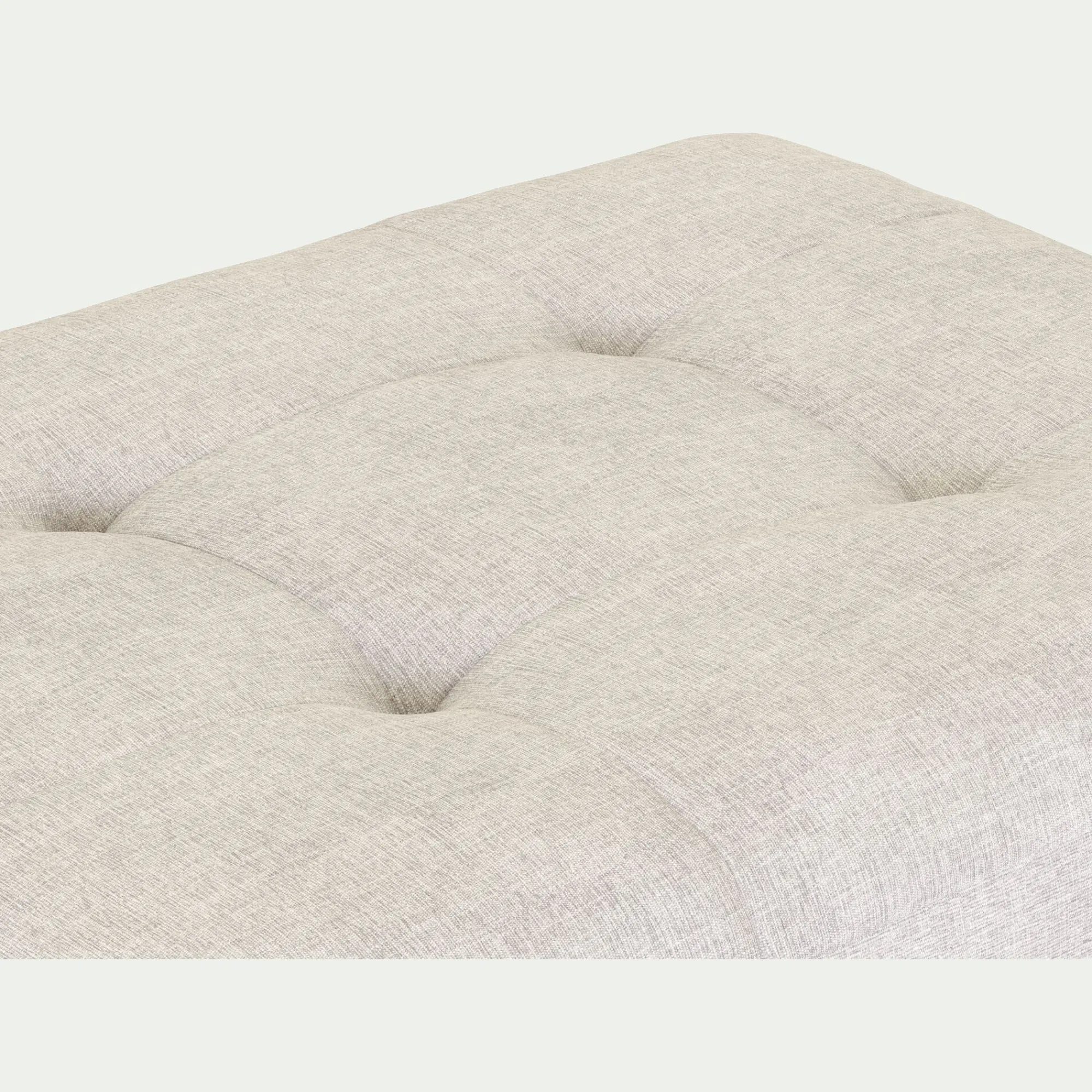 alinea Pouf & Repose-Pieds*Pouf avec coffre en tissu Monclar - roucas Beige