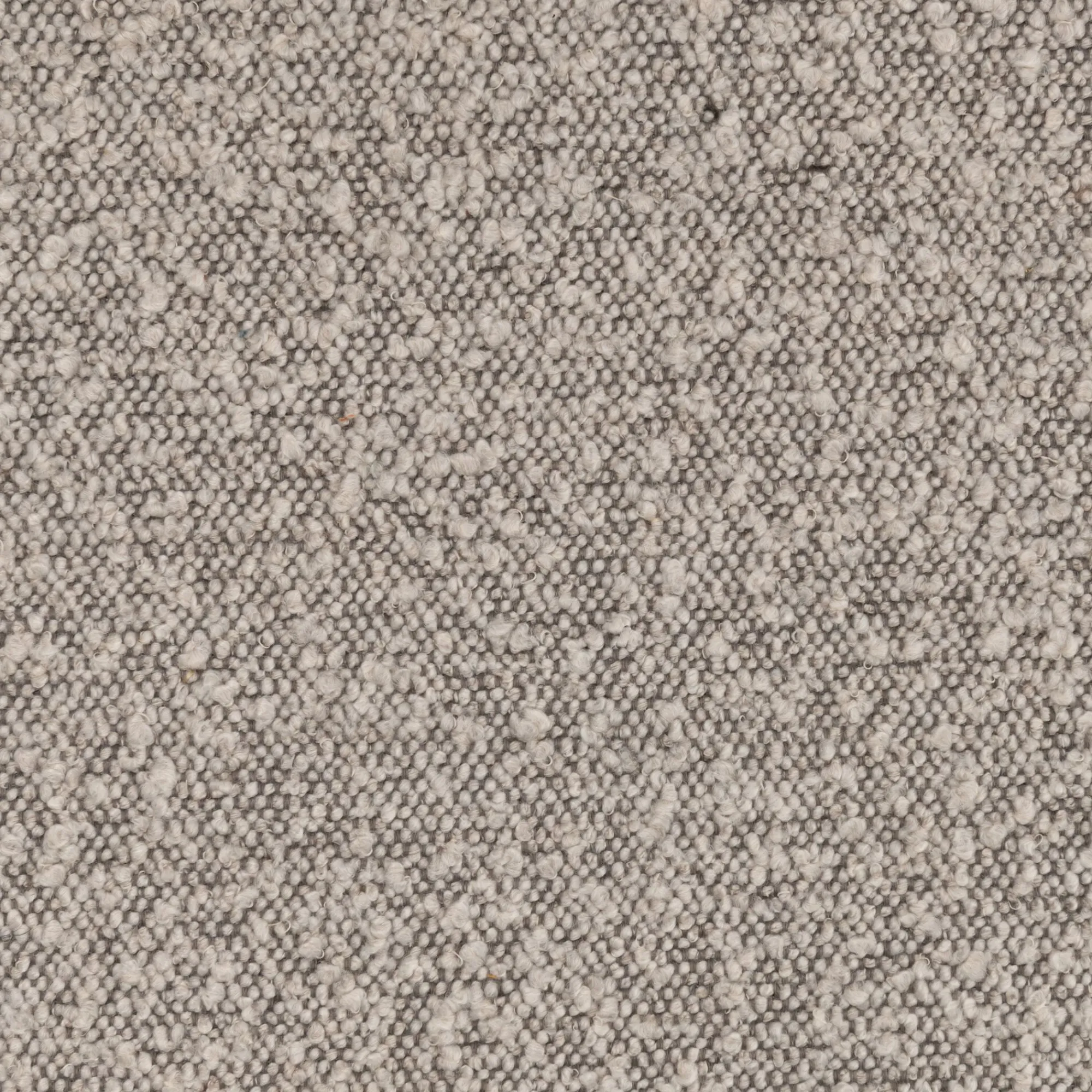 alinea Pouf & Repose-Pieds|Canapé Modulable*Pouf en tissu bouclette - clair Gris