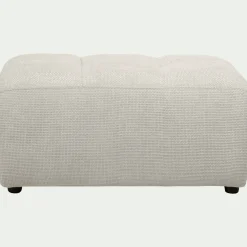alinea Pouf & Repose-Pieds*Pouf en tissu Eden - alpilles Beige